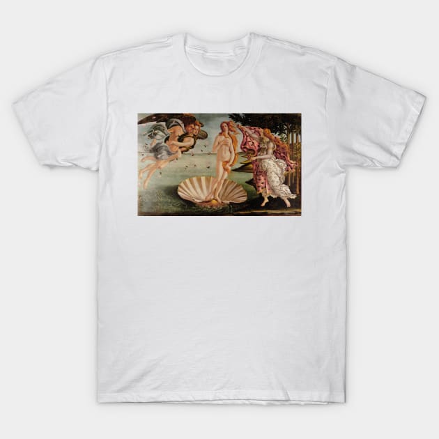 The Birth of Venus Mask T-Shirt by Laevs